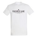 T-shirt blanc homme Plus Belle La Vie encore plus belle