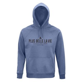 Hoodie bleu pastel Plus Belle La Vie encore plus belle