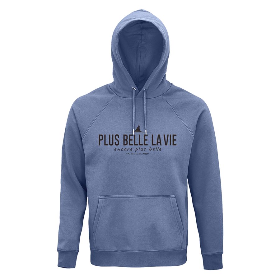 Hoodie bleu pastel Plus Belle La Vie encore plus belle