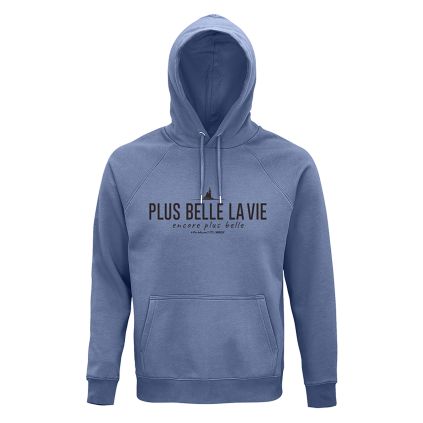 Hoodie bleu pastel Plus Belle La Vie encore plus belle