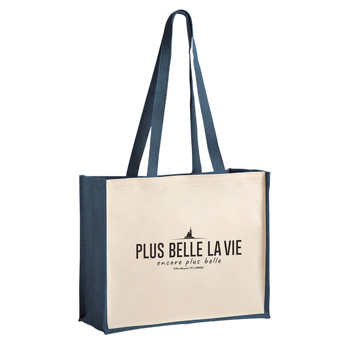 Tote bag bleu Plus Belle La Vie