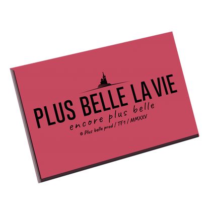 Magnet vieux rose Plus Belle La Vie