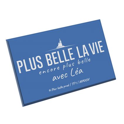 Magnet bleu Plus Belle La Vie - à personnaliser