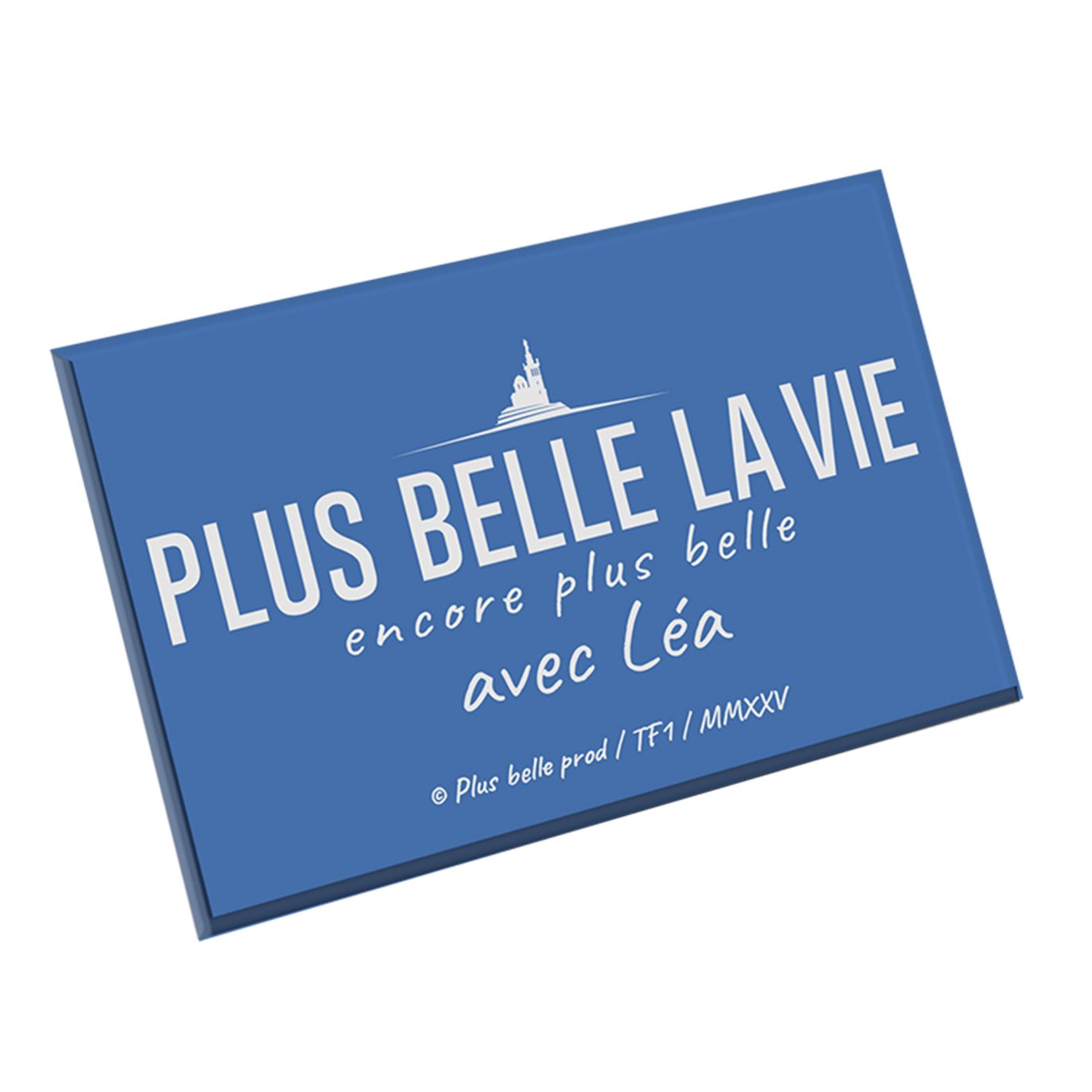 Magnet bleu Plus Belle La Vie - à personnaliser