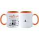 Mug Plus Belle La Vie intérieur orange – Le Mistral