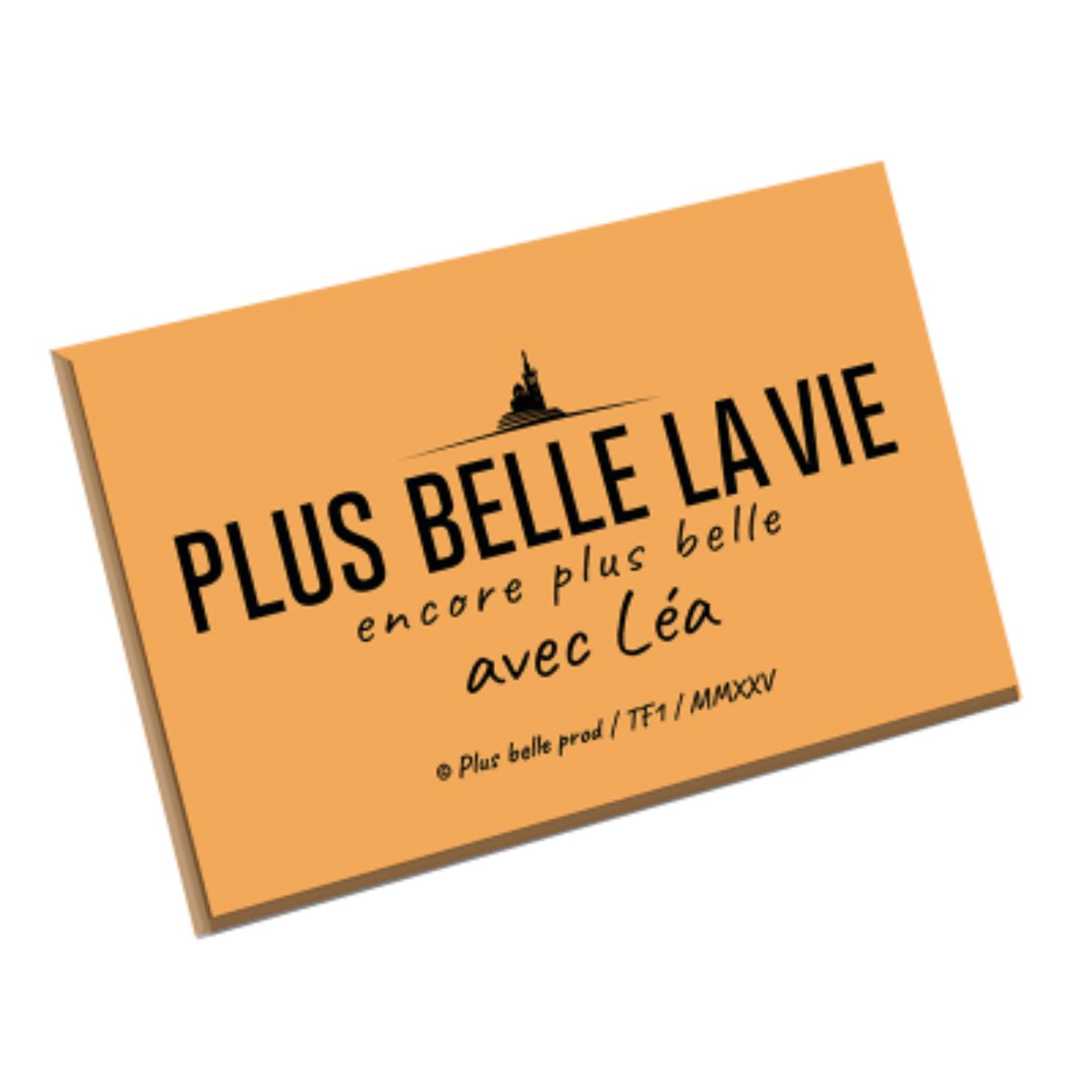 Magnet orange Plus Belle La Vie - à personnaliser