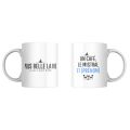 Mug "Un café, un mistral et... " Coloris Bleu