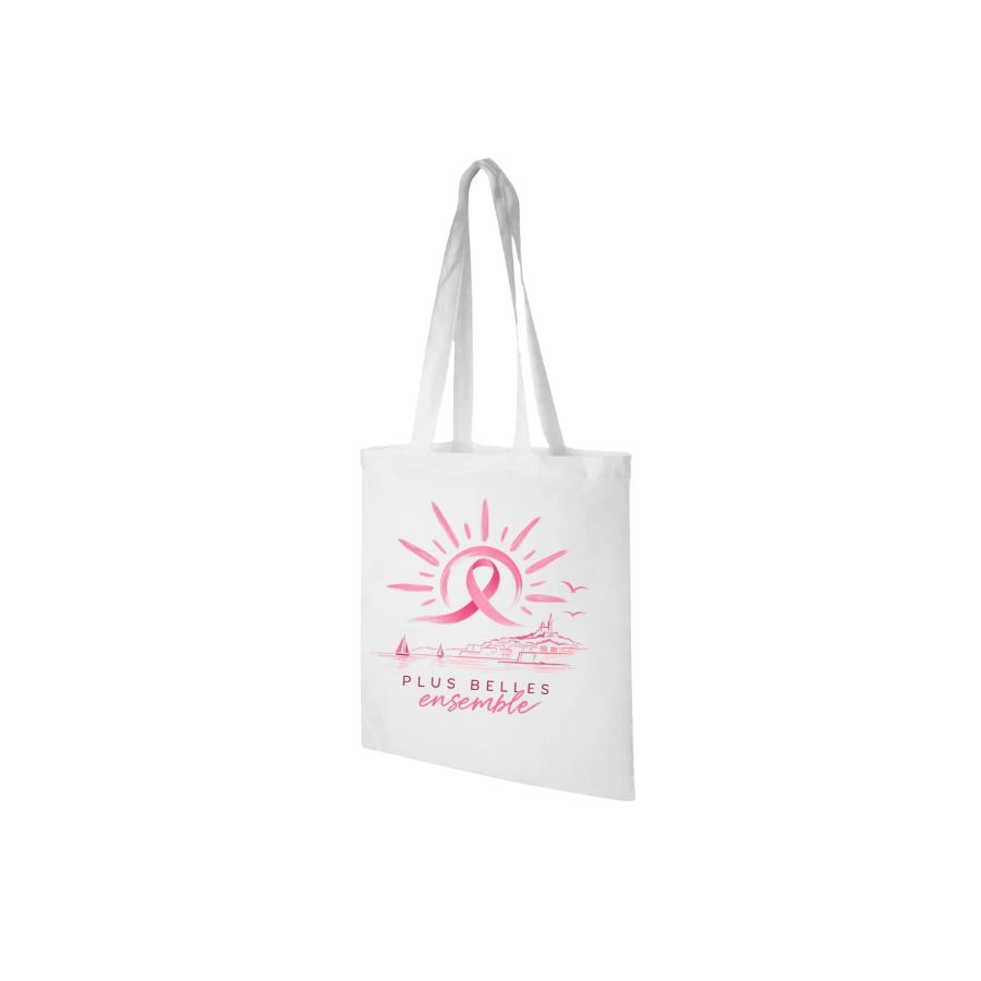 Tote bag Blanc Plus Belles Ensemble