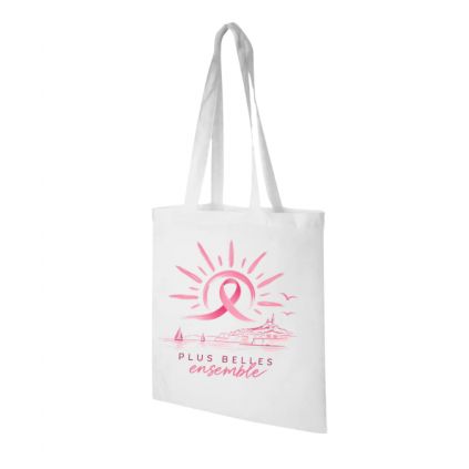 Tote bag Blanc Plus Belles Ensemble