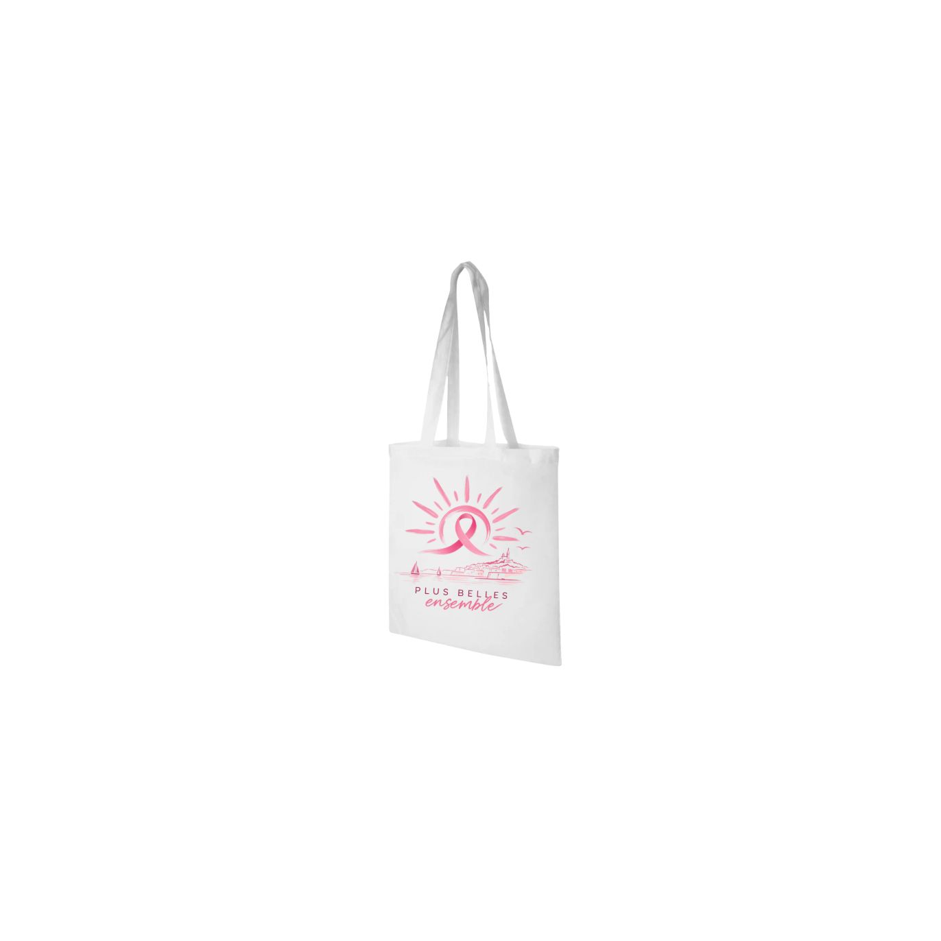 Tote bag Blanc Plus Belles Ensemble
